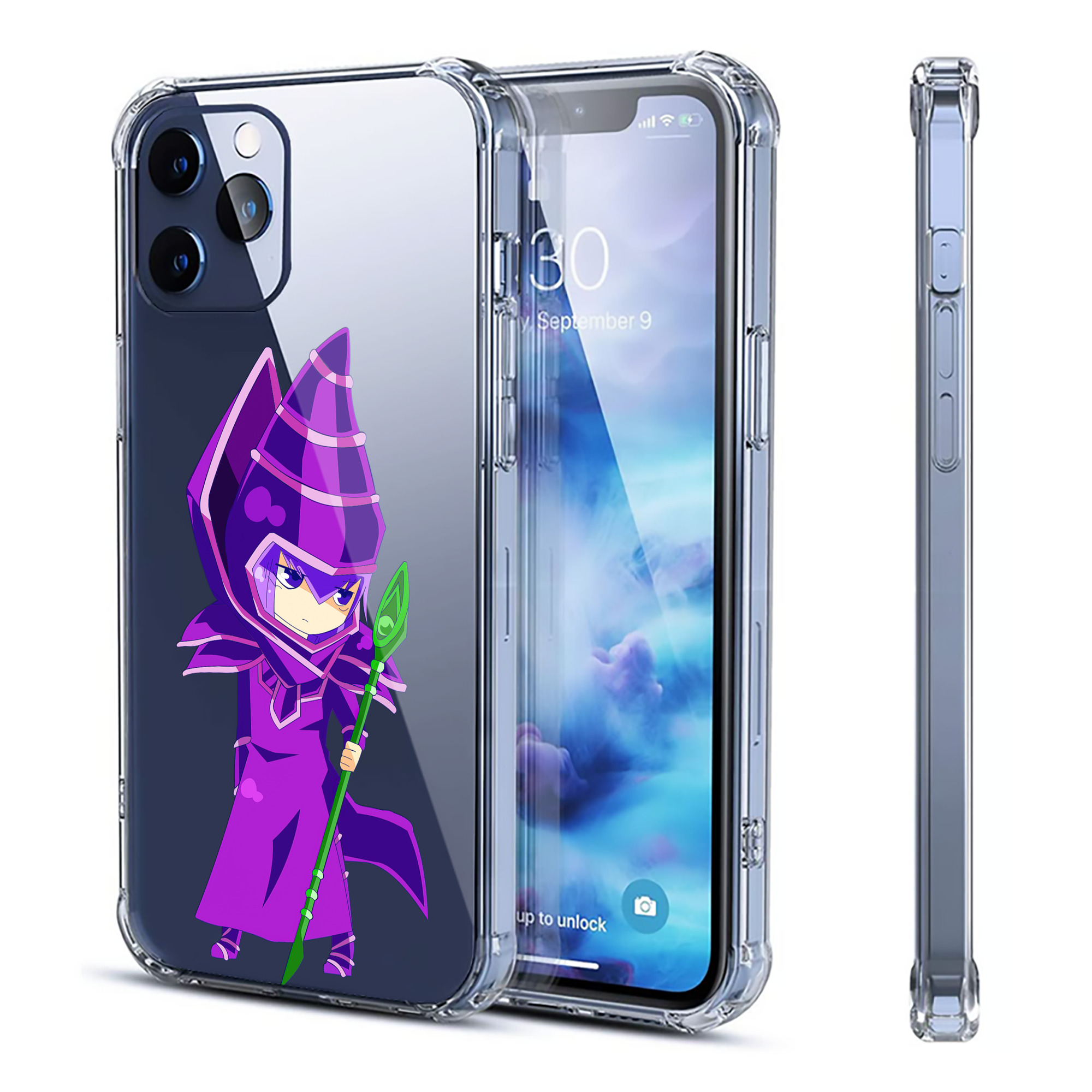 （画像用） 遊☆戯☆王 Yu-Gi-Oh! 【iPhone 12シリーズ対応】透明スマホケース（クリアソフトケース）